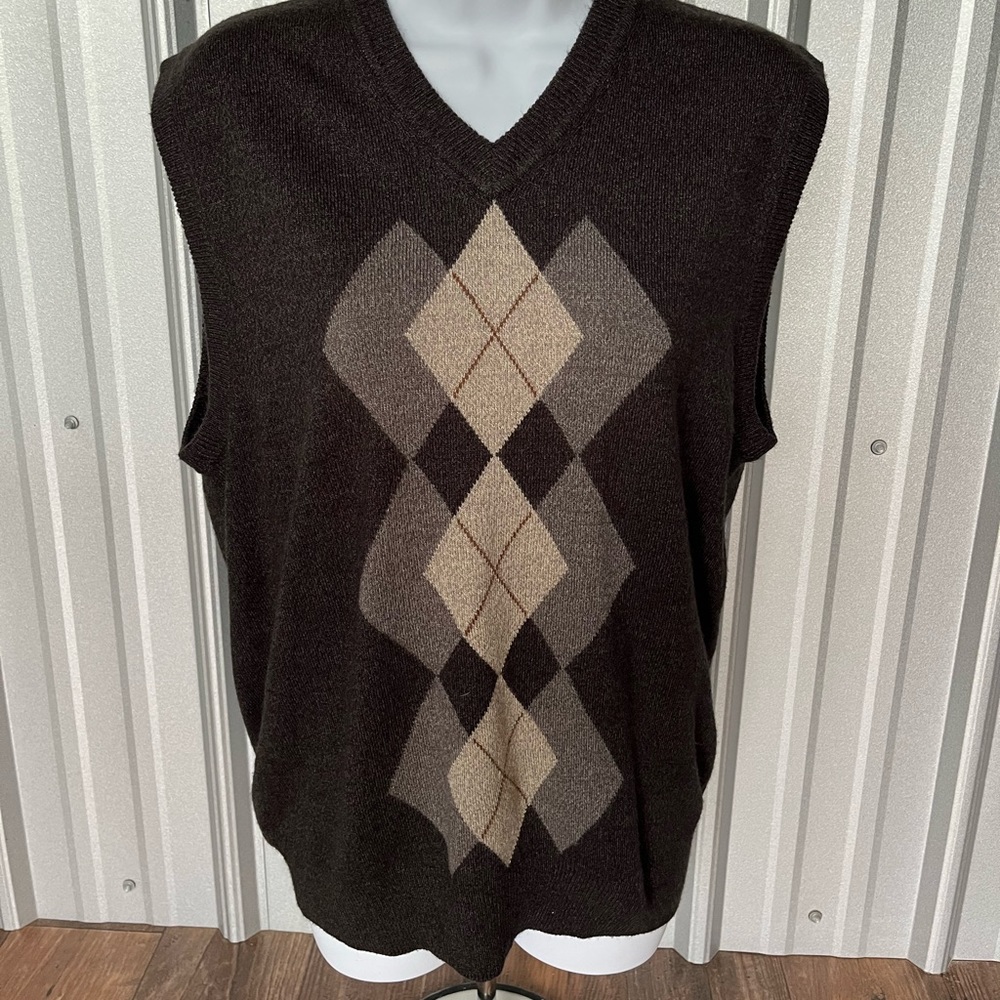 WOMENS/MENS Argyle Dockers Vest Size Medium
